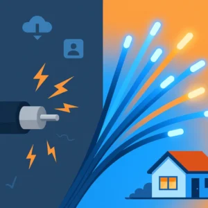 Ventajas del internet de fibra óptica frente al internet por cable