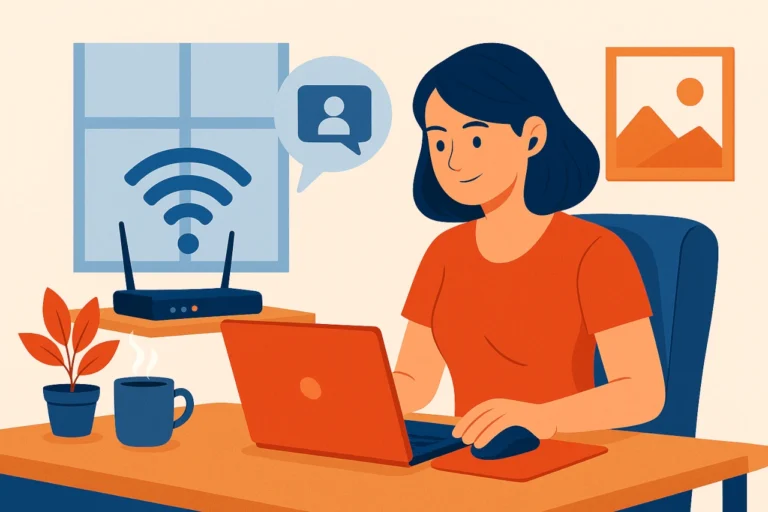 Beneficios del internet rápido para trabajar desde casa