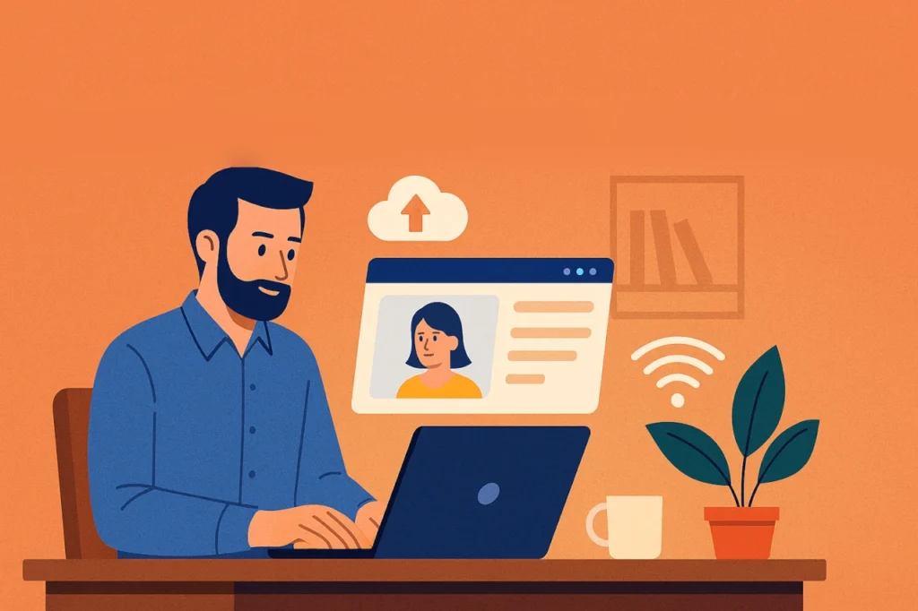 Productividad del home office con internet de fibra óptica